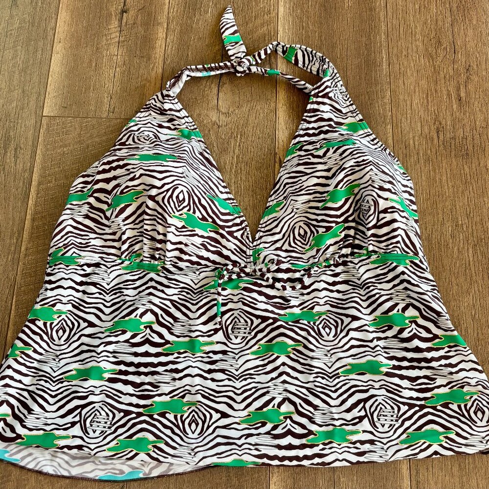 NWT Womens Bathing Swim Suit Tankini Alicia Simone Figure Control 24W 2 Piece